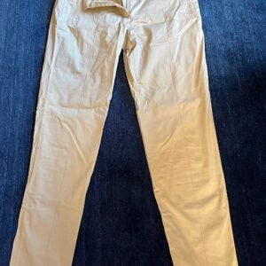 Akris Punto Franca Trouser Techno Dress Pants Off Cream Ivory SZ 8 $440